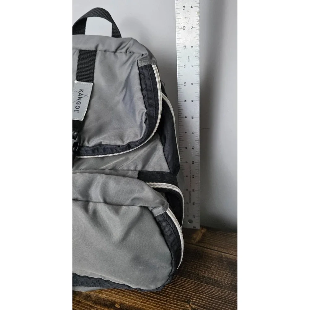 KANGOL Multi-Pocket Gray‎ Travel Backpack